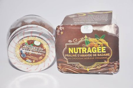 Dragées 'Nutragées' - PRALINE D'AMANDE DE BADAME AU CHOCOLAT MOELEUX CRAQUANT