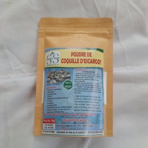 Poudre Grillée de Coquille d'Escargot