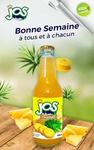 Jus JOS - Carton de 24 x 30cl | 7 Saveurs Naturelles Disponibles